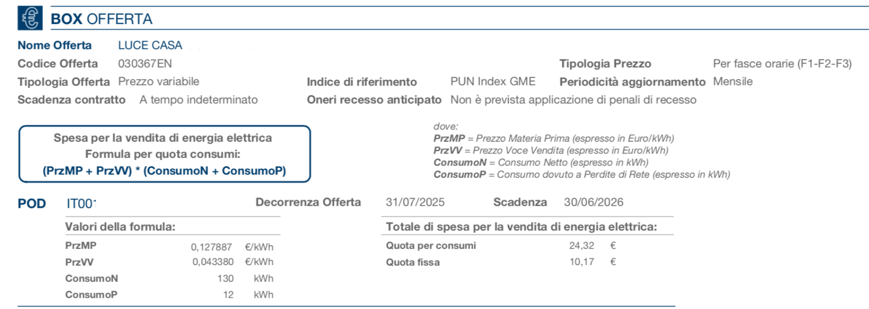 box offerta nuova bolletta Orangy