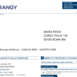nuova bolletta Orangy