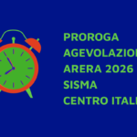 Proroga 2026 agevolazioni ARERA sisma Centro Italia